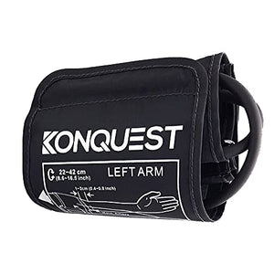 KONQUEST Replacement Cuff - for Automatic Blood Pressure Monitors with  Straight Connector (Regular) - One Size fits Most - for Upper Arm  Circumference
