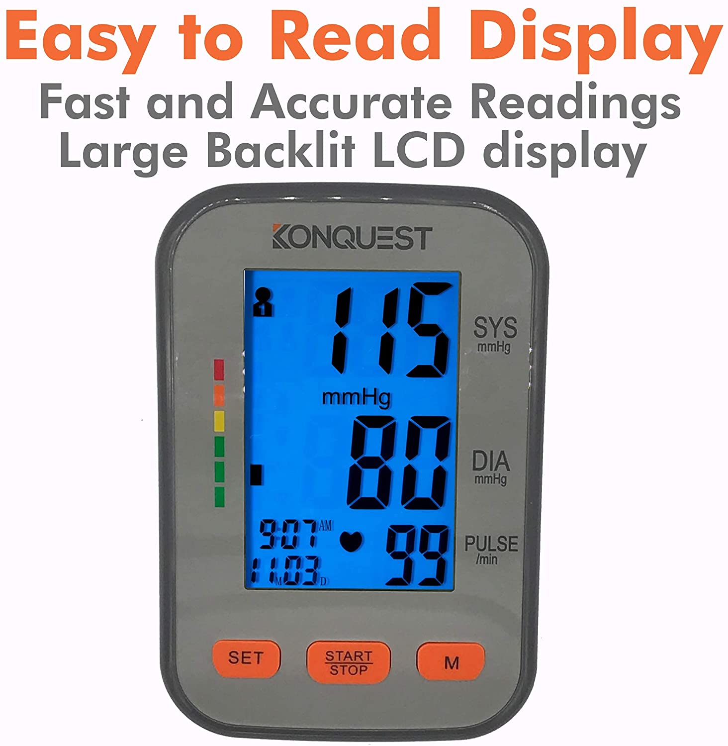 Konquest Digital Arm Blood Pressure Monitor KBP-2704A 869378000438
